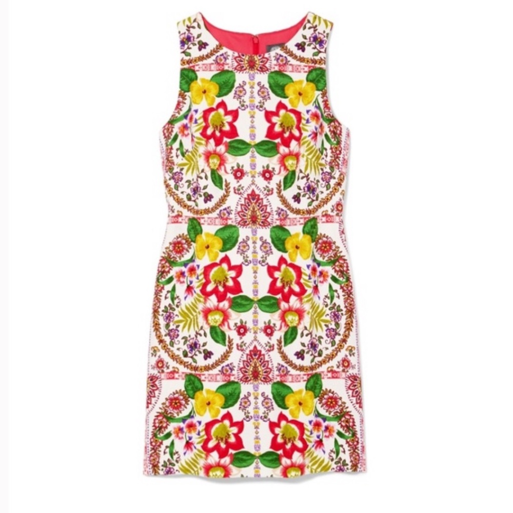 NWOT Vince Camuto Tropical Print Sheath Dress